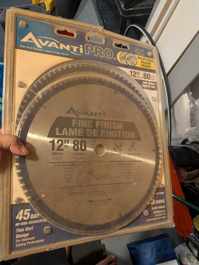 Avanti Pro 12-inch 80-tooth Saw Blade Value Pack