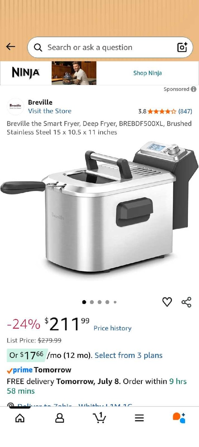 Breville The Smart Fryer