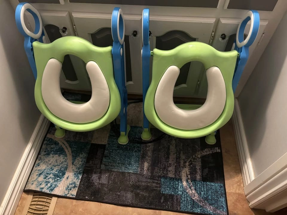 Adjustable Baby Toddler Potty Training Seat with Ladder - photo 3