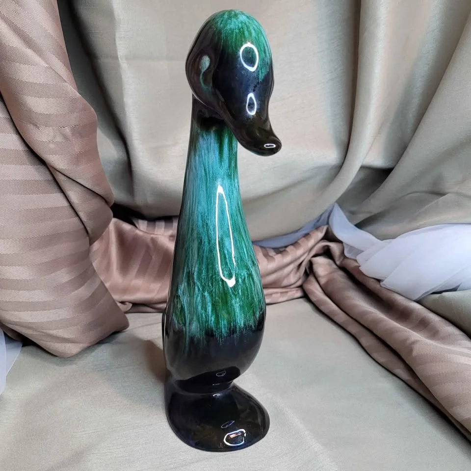 Beautiful 11" Tall Blue Mountain Pottery Duck... image indicator(4)