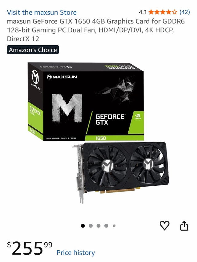 gtx 1650 Nvidia - photo 4