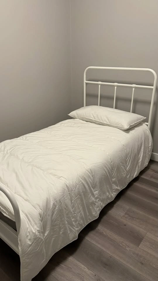 IKEA Twin Bed Frame & Foam Mattresses - Like New!
