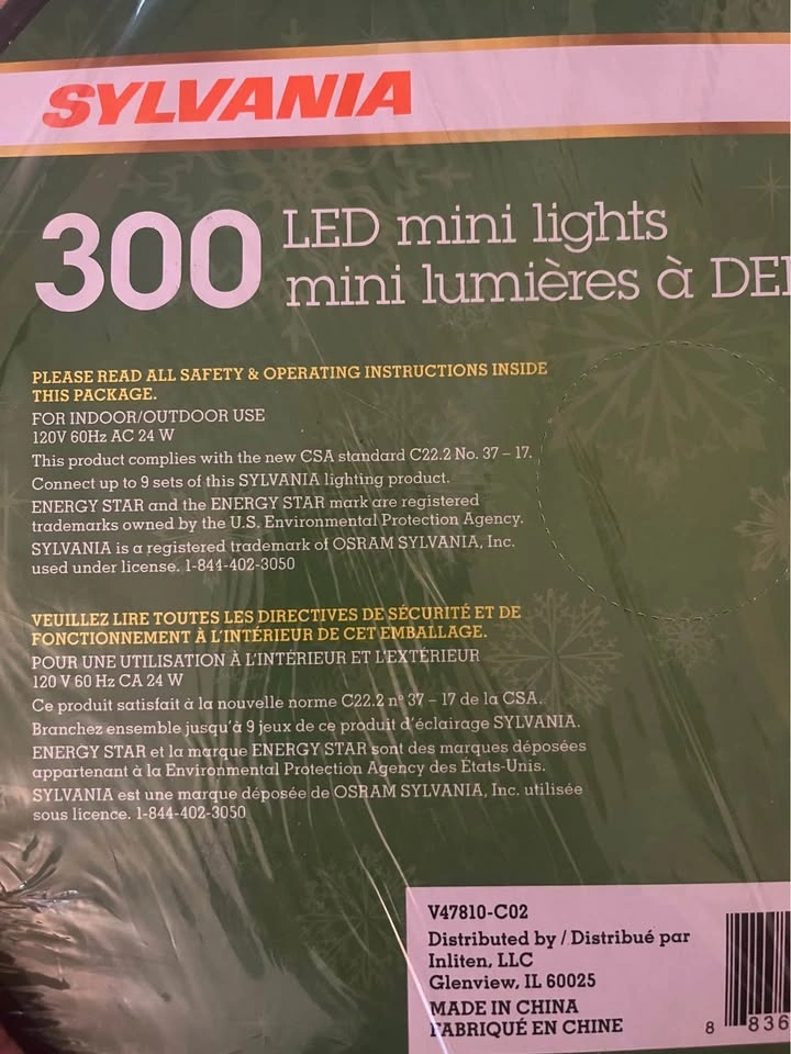 3 x Sylvania LED Indoor/Outdoor Christmas Lights - photo 4