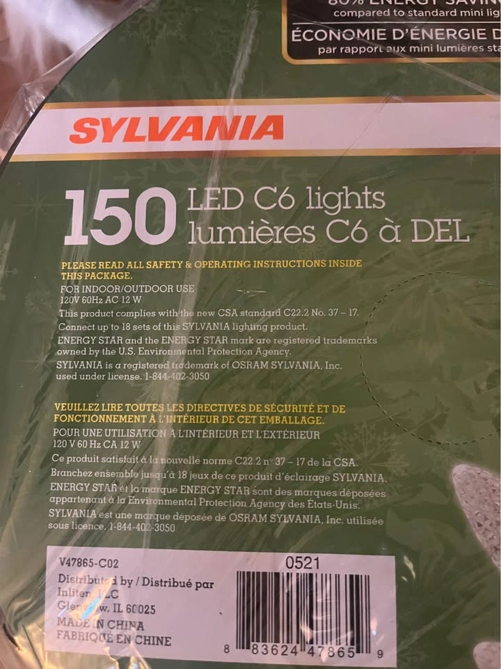3 x Sylvania LED Indoor/Outdoor Christmas Lights - photo 5