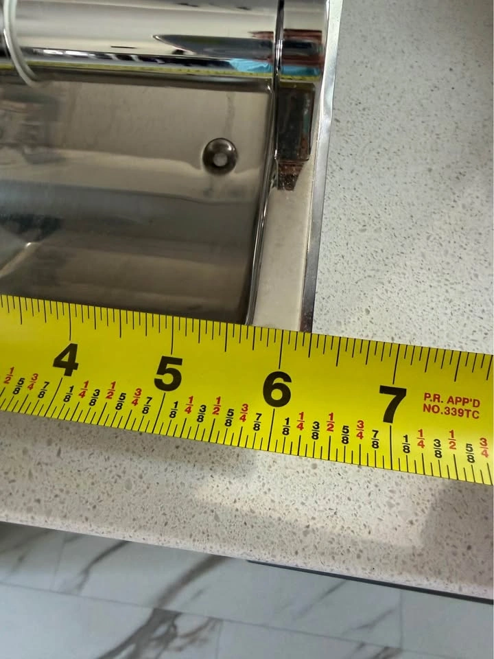 Recessed Chrome Toilet Paper Holder - photo 2