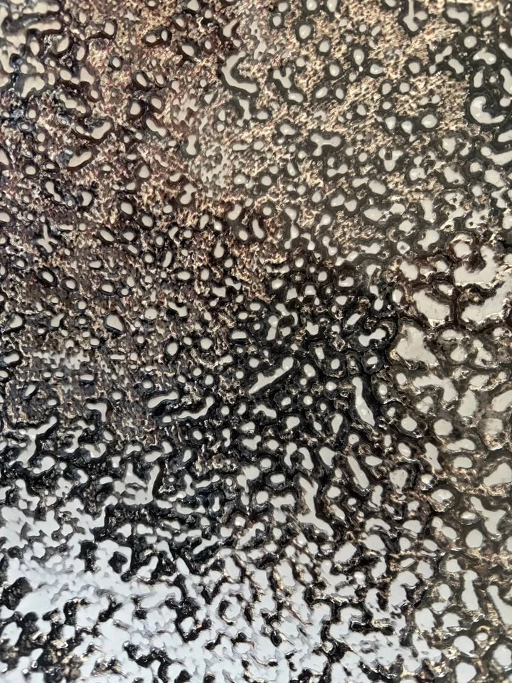 Large 16-Inch Textured Glass Decorative Platter - photo 3