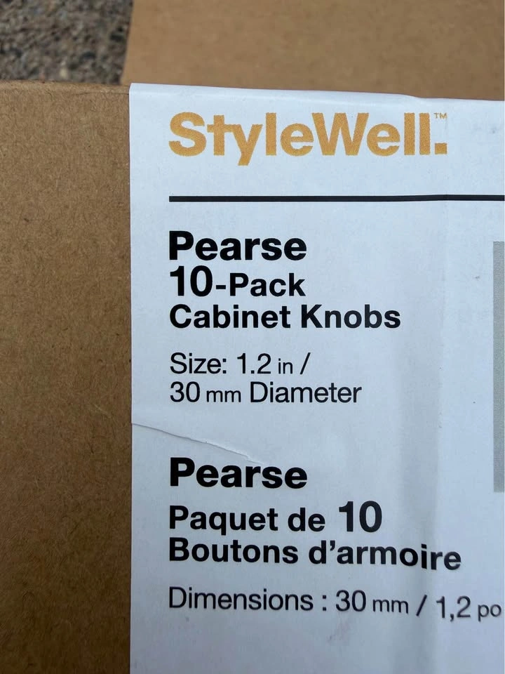 StyleWell Pearse 15 Pack Cabinet Knobs - photo 4