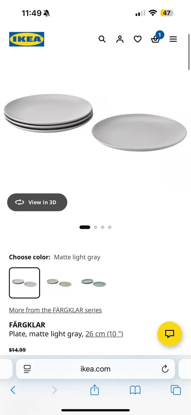IKEA FÄRGKLAR Plates - photo 4