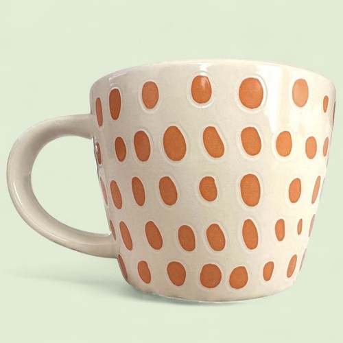 Opalhouse Stoneware Coffee Mug Polka Dot White/Pink/Orange - photo 4