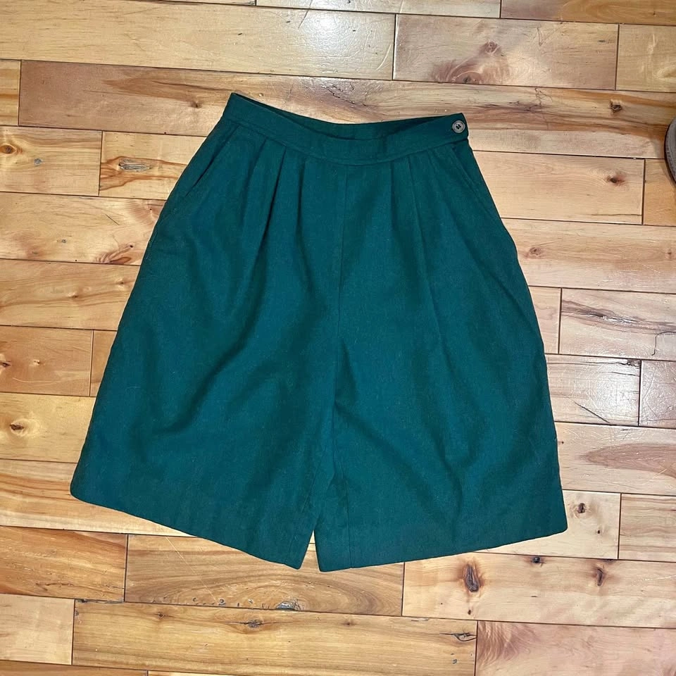 Vintage Green Shorts
