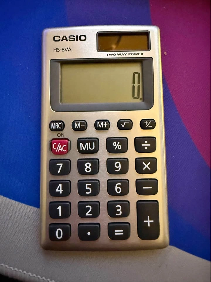 Casio HS-8VA Handheld Calculator