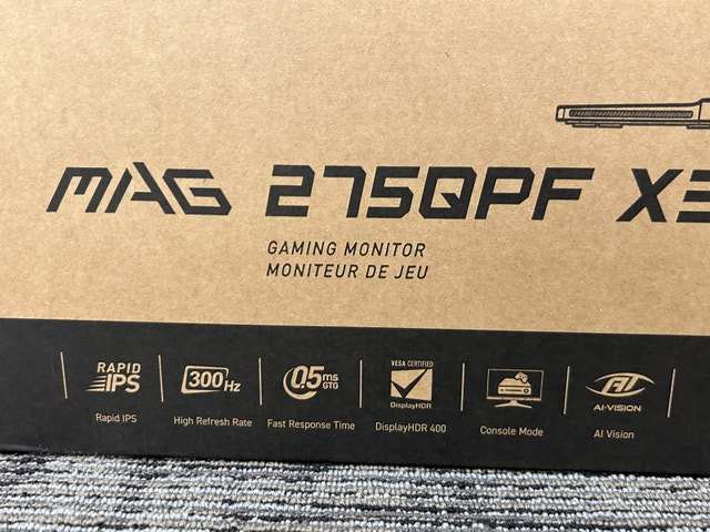 MSI 300hz WQHD Gaming Monitor (Sealed Box) $420 OBO - photo 4
