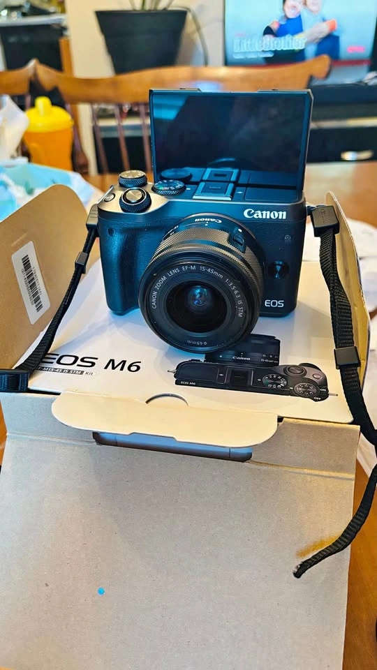 Canon EOS M6 Mirrorless Camera with 15-45mm Lens Kit
