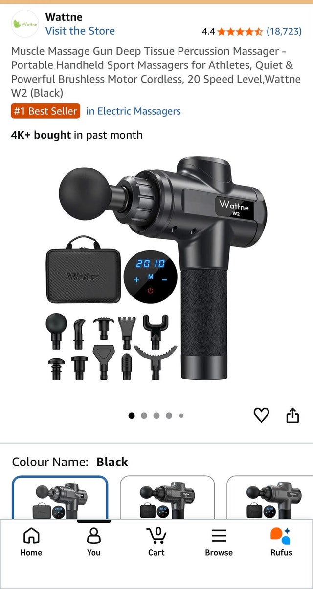 Wattne Muscle Massage Gun - photo 3