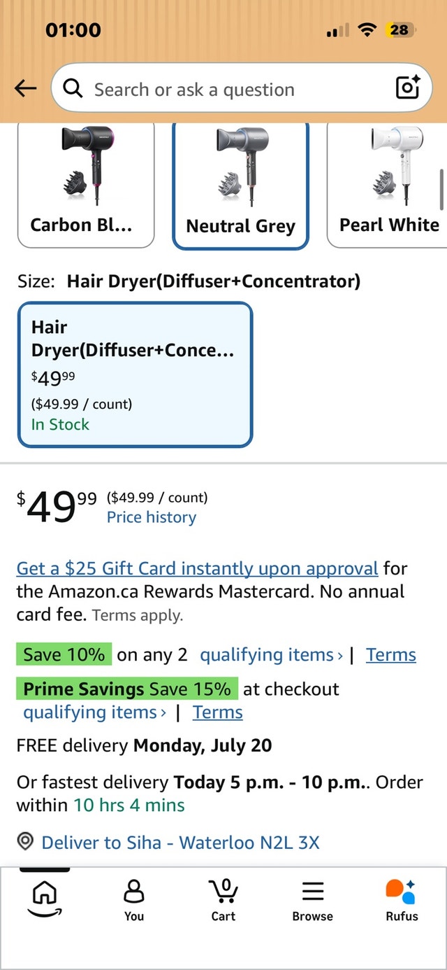 Wavytalk Hair Dryer with Diffuser - photo 4