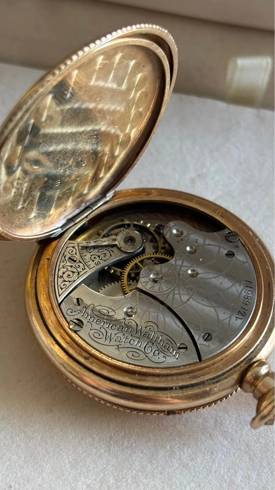 Vintage American Waltham Watch Co. Pocket Watch - photo 3