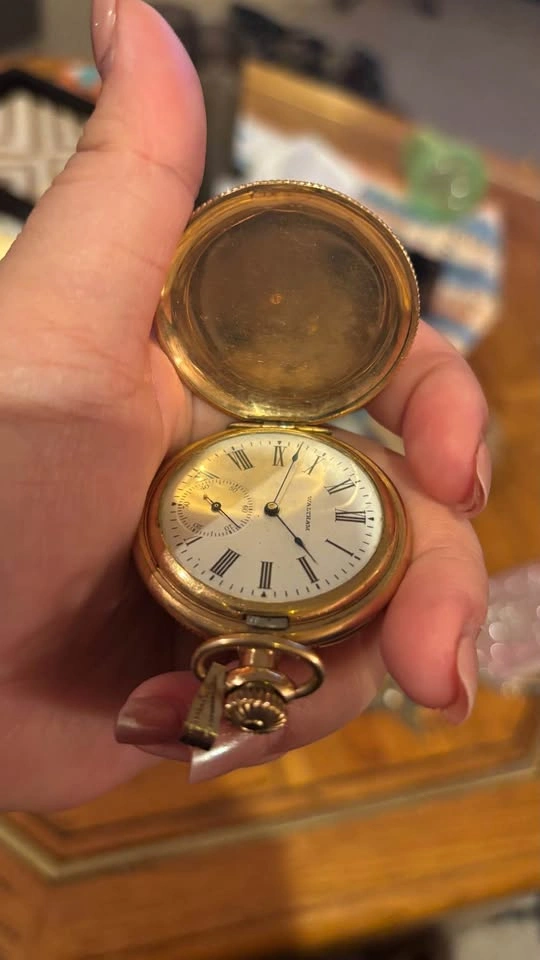 Vintage American Waltham Watch Co. Pocket Watch - photo 4
