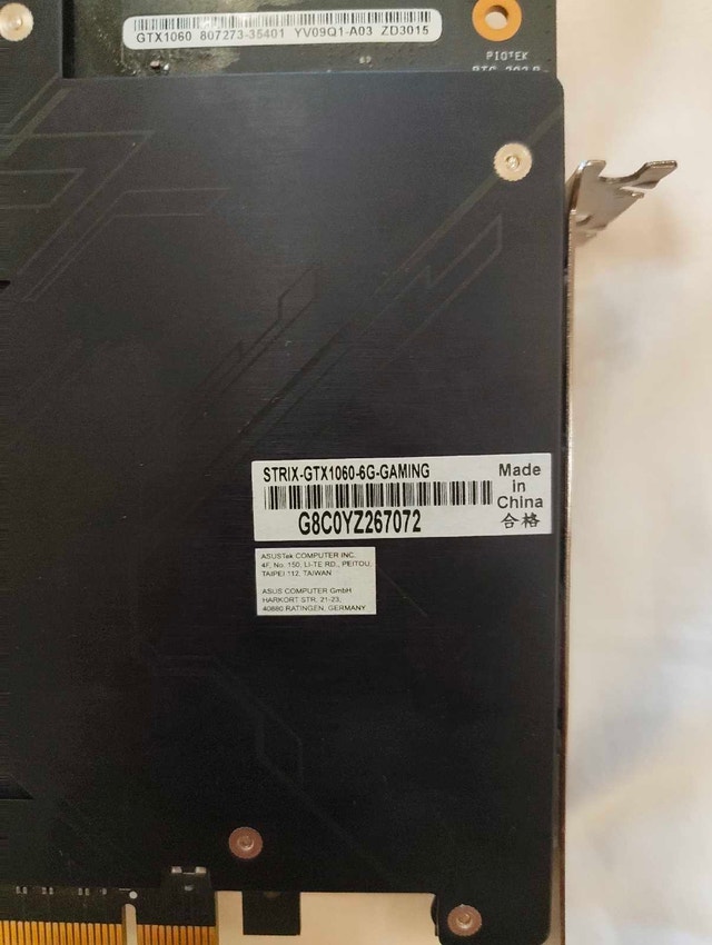 ASUS ROG Strix GTX 1060 6GB Graphics Card - photo 4