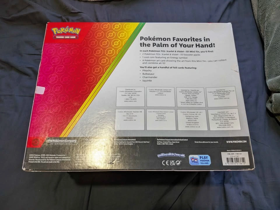 Sealed Pokémon 151 Scarlet and Violet 5-pack tins - photo 3