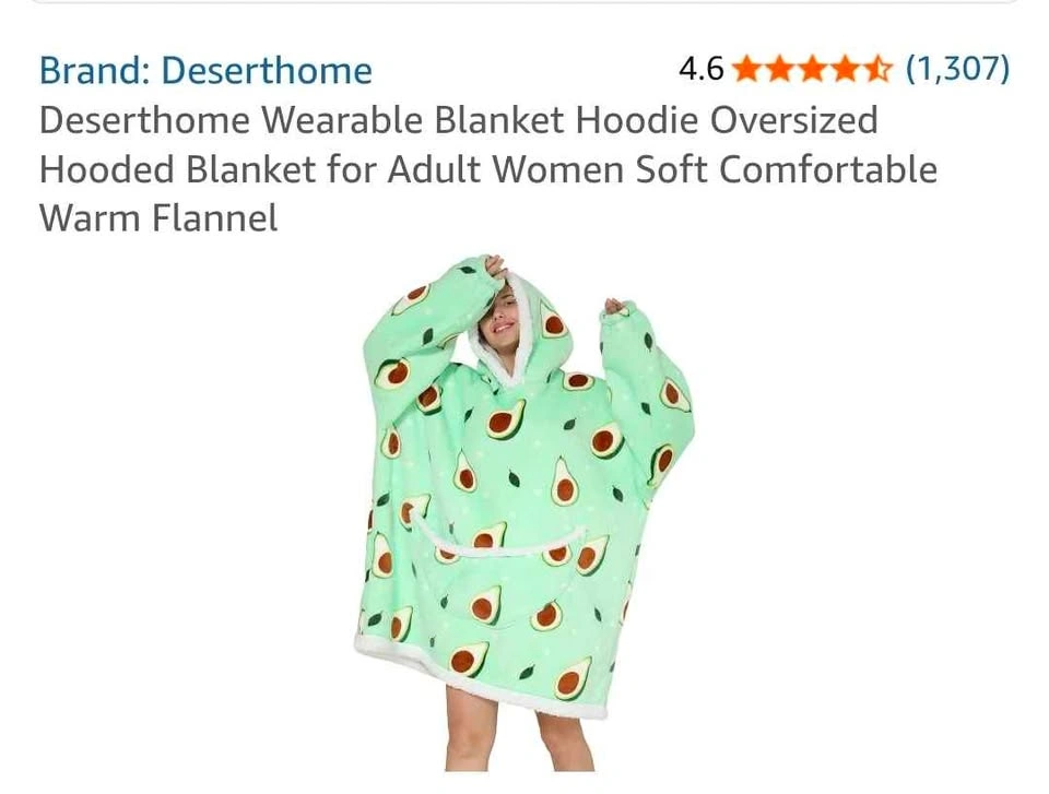 Deserthome Wearable Blanket Hoodie - photo 2
