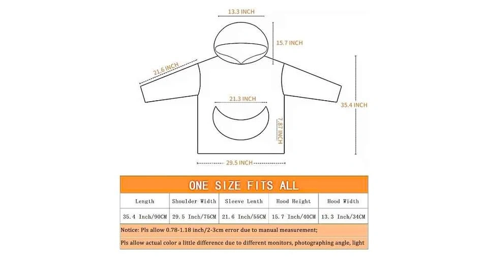 Deserthome Wearable Blanket Hoodie - photo 3
