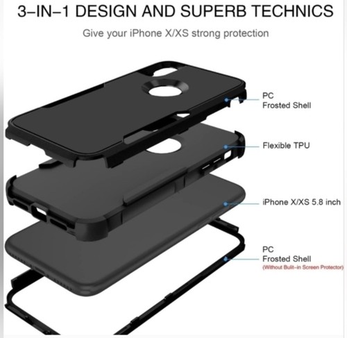 Black iPhone X/XS OtterBox Case - photo 5