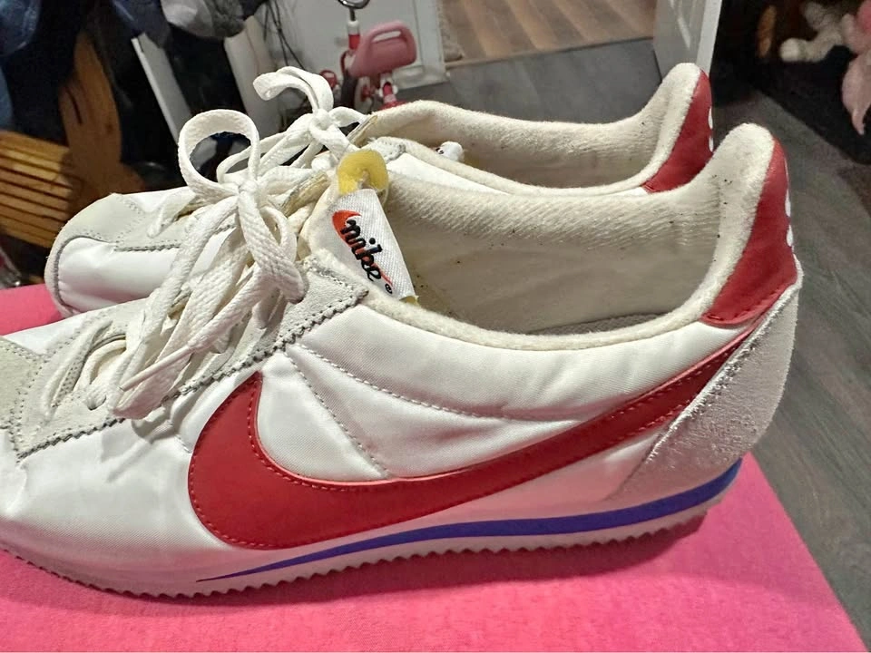 Nike Cortez sneakers white and red 11.5 size