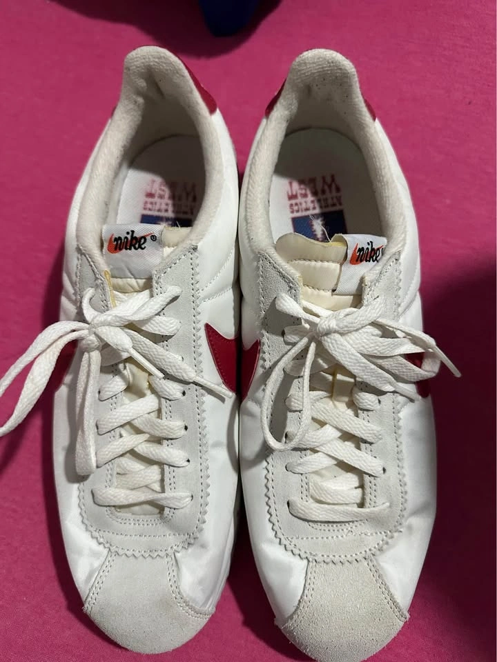 Nike Cortez sneakers white and red 11.5 size - photo 3