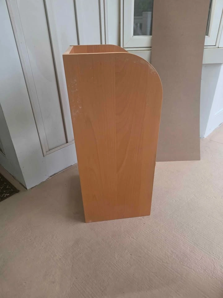 Light Wood 3-Shelf Bookshelf/ Nightstand - photo 3