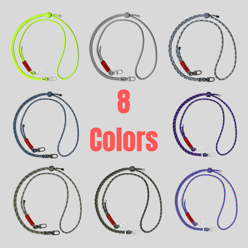 Topologie 6mm Rope Crossbody Strap Adjustable - Choose Color