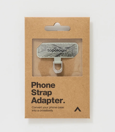 D-Ring Phone Strap Adapter Crossbody Cord Case Attachment Gray