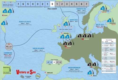 VICTORY AT SEA ORIGINAL 1992 EDITION BOARD GAME - photo 3