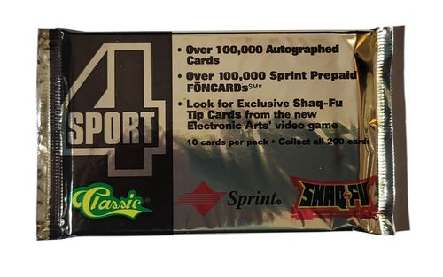 1994 Classic 4-Sport Gold Sprint Promo Booster Pack SEALED
