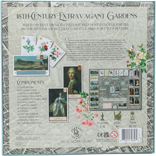 LA FLEUR ROCOCO GARDENS BOARD GAME I DUX SOMNIUM I 1-4 PLAYERS - photo 2