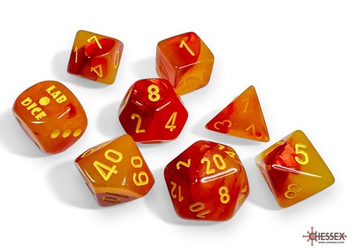 Chessex Lab Dice 8 Set Polyhedral Dices Various Color Options - photo 4
