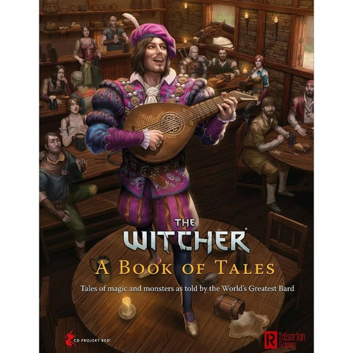 THE WITCHER: A BOOK OF TALES HARDCOVER RPG GAME BOOK