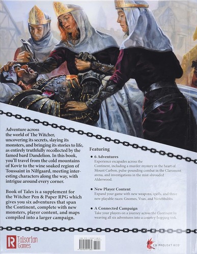 THE WITCHER: A BOOK OF TALES HARDCOVER RPG GAME BOOK - photo 2