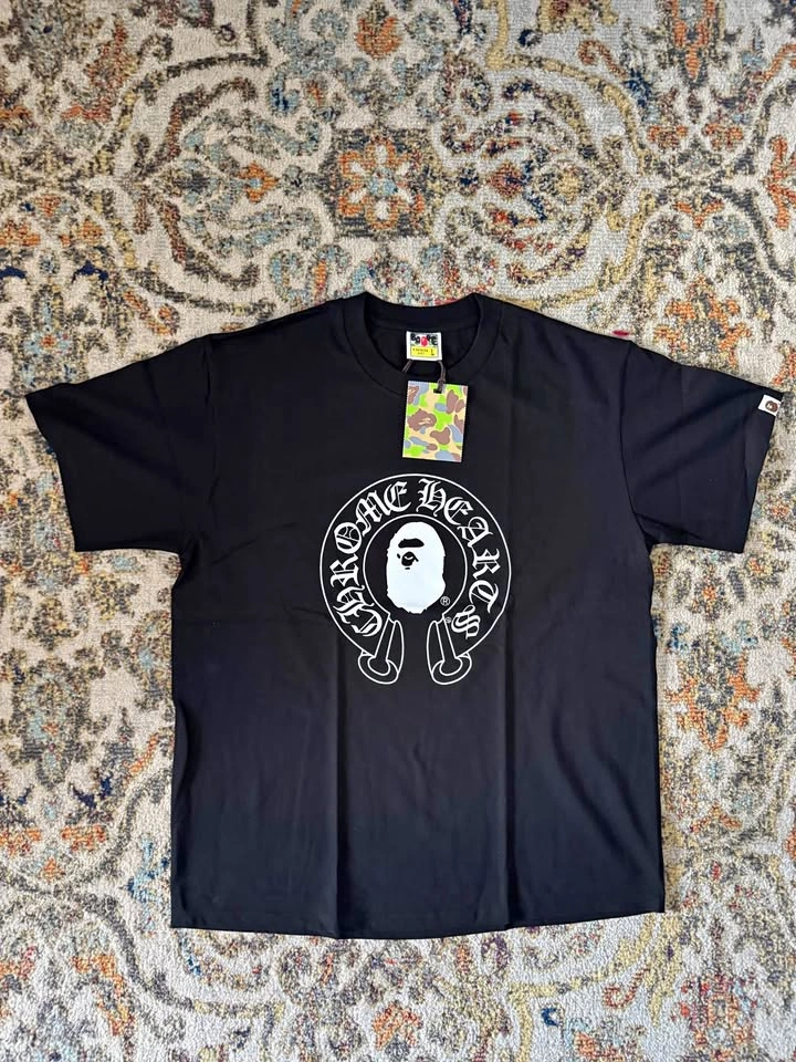 Chrome Hearts x Bape tee shirt