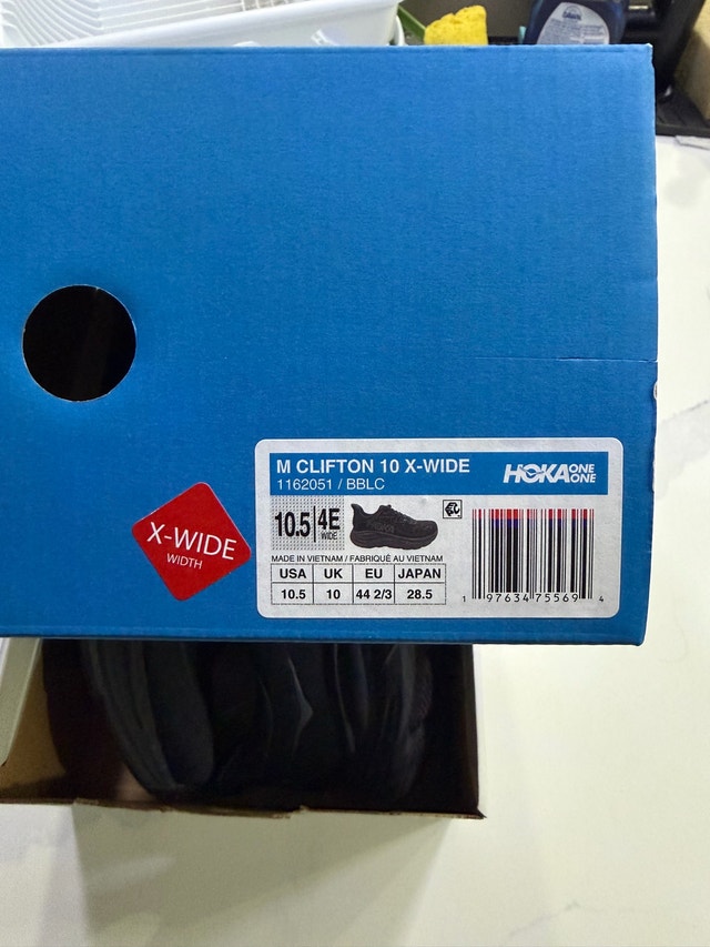 Hoka Clifton 10 Men’s 10.5 4E Extra Wide - photo 2