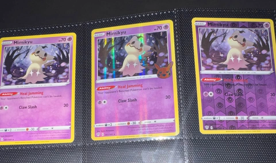Mimikyu Pokémon card lot - photo 2