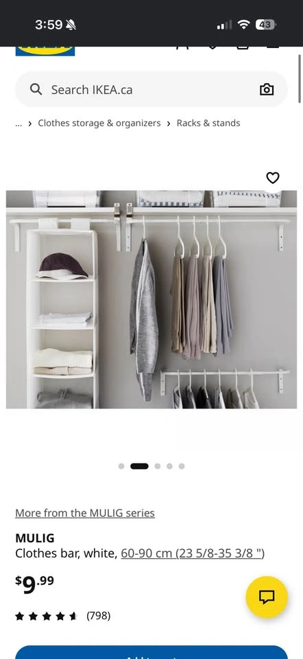 Mulig clothes bar - photo 2