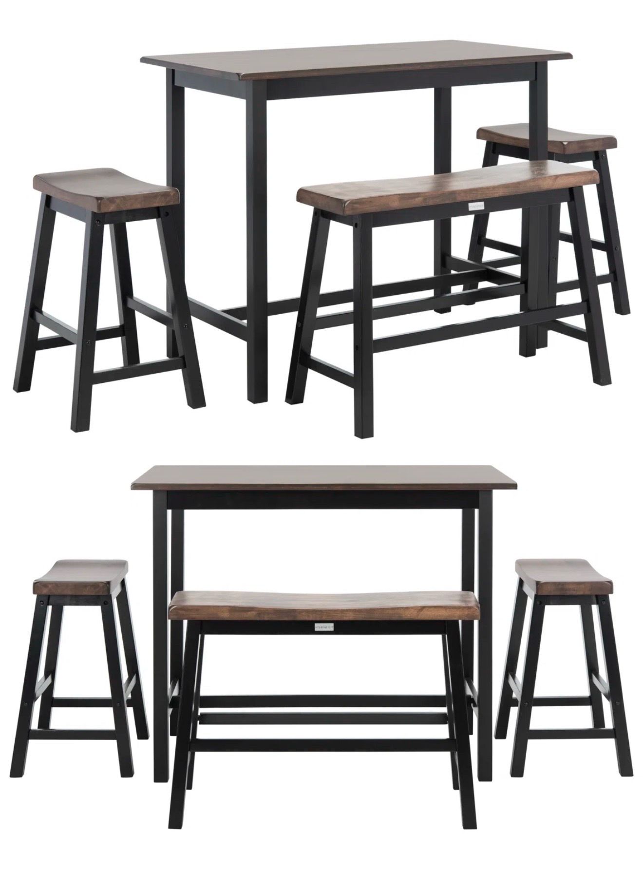 Fellsburg 4 person solid oak dining set - photo 3