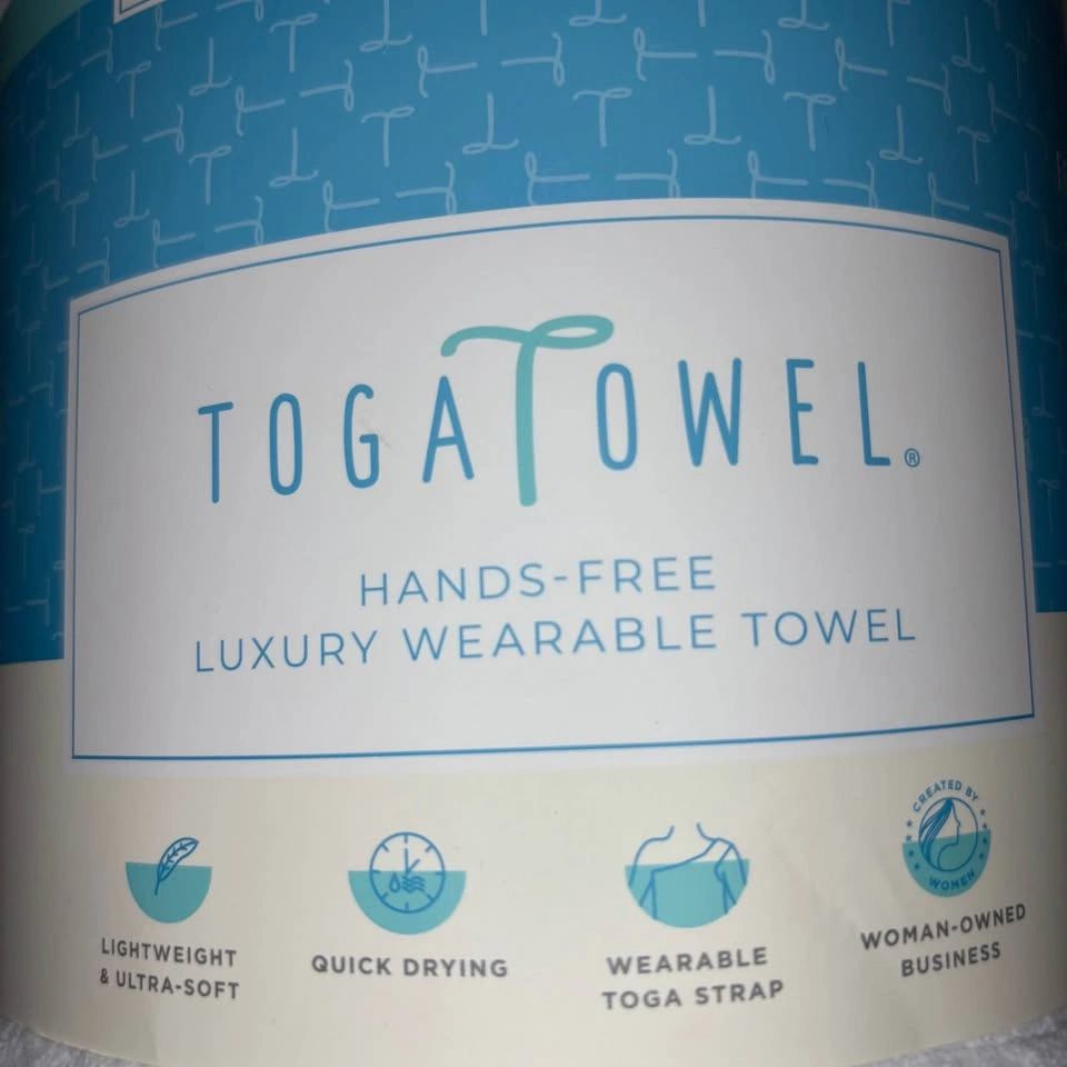 Wearable Toga Towel - Hands Free Wrap (White, Brand New) - photo 2