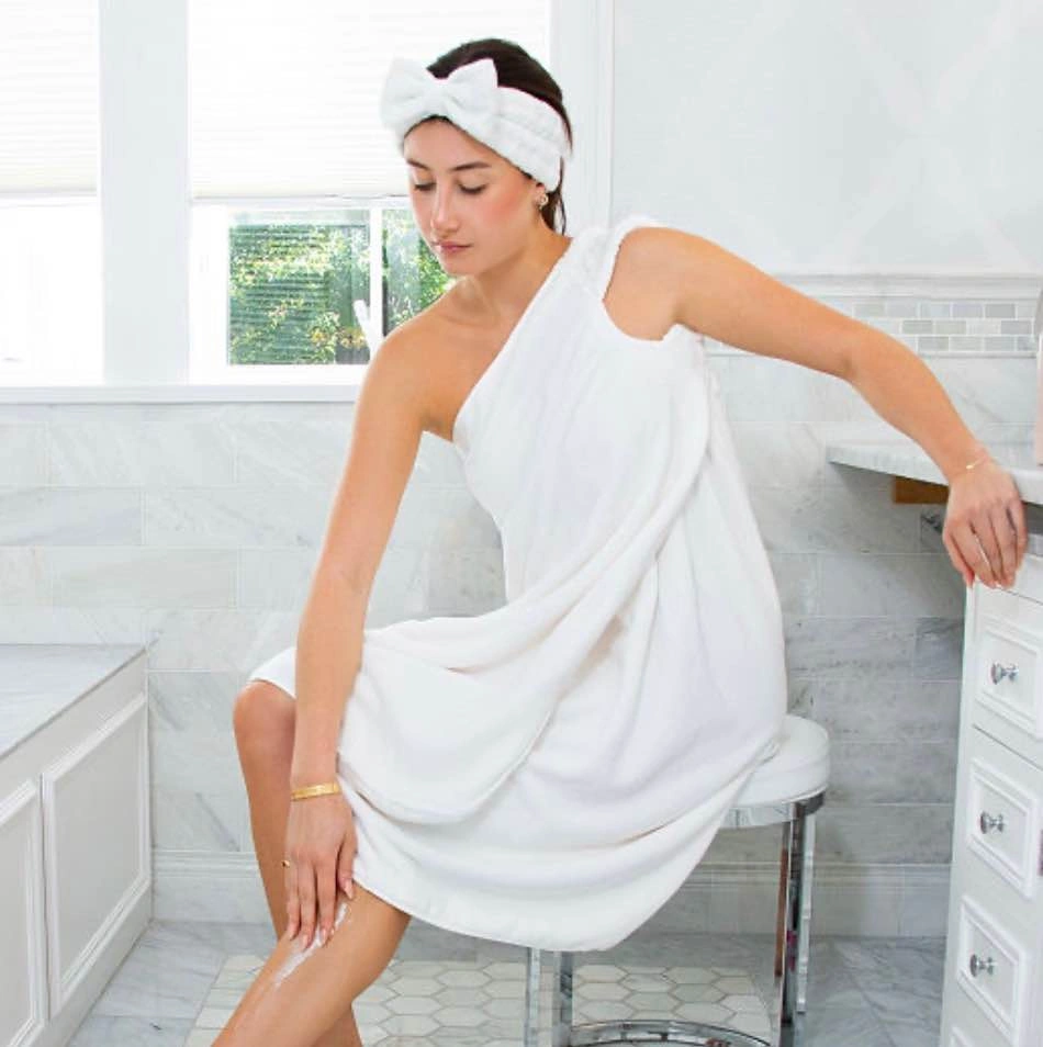 Wearable Toga Towel - Hands Free Wrap (White, Brand New) - photo 4