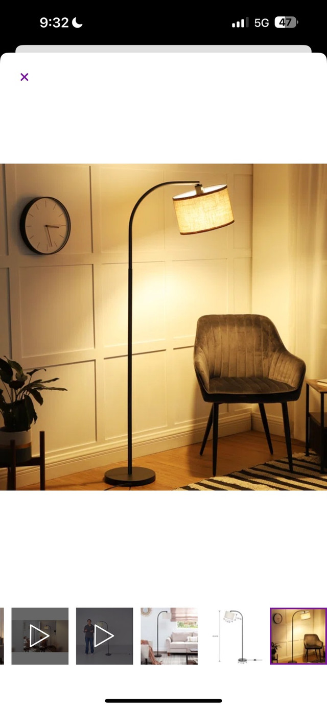 Modern Arched Floor Lamp - $65 OBO - photo 5