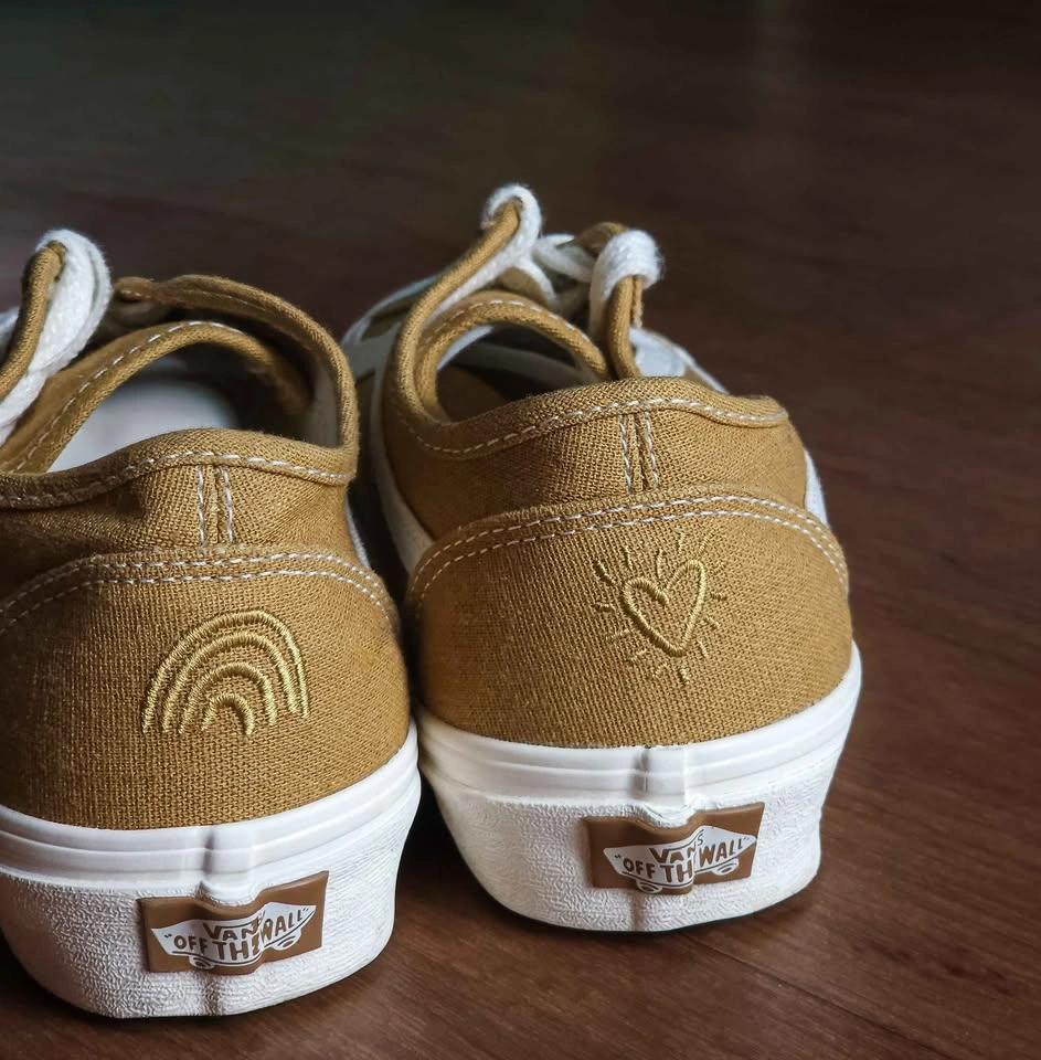 NEW Rare Vans Old Skool Tapered Eco Theory Mustard Gold 9W 7.5M - photo 2