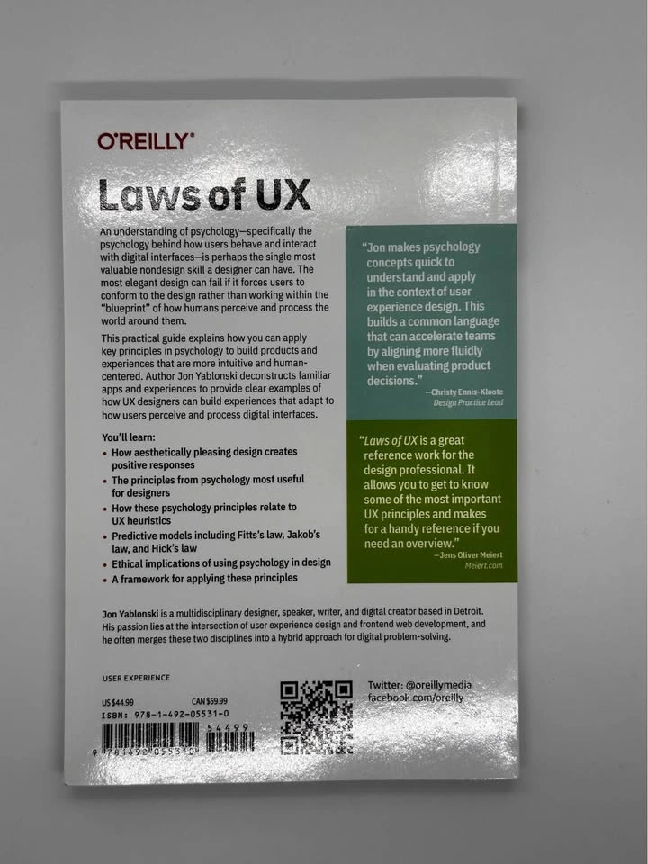 O'Reilly Laws of UX by Jon Yablonski - photo 2