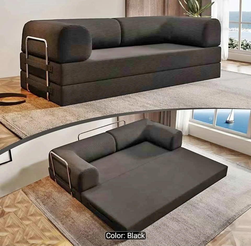 Brand new 79" Folding Sofa Bed, 4-In-1 Modular Sofa