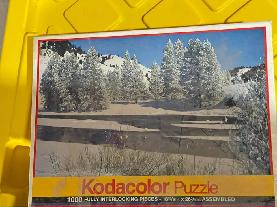 Kodacolor puzzle vintage find - still closed - not used