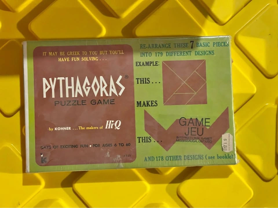 Vintage find - still wrapped - Pythagoras puzzle game